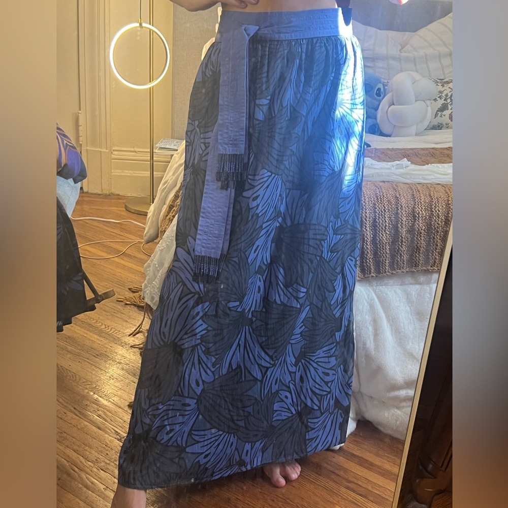 FARM Rio Vibrant Blue and Purple Skirt
